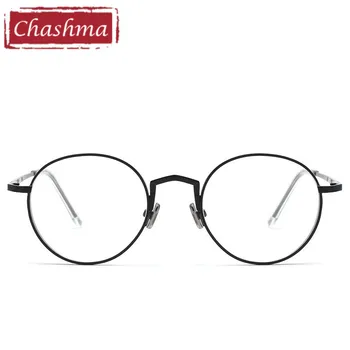 Chashma Brand Tendință Rotund Ochelari de vedere baza de Prescriptie medicala Ochelari Cadru de Epocă Optice Rama de Ochelari Femei și Bărbați Elegant Retro Sticlă