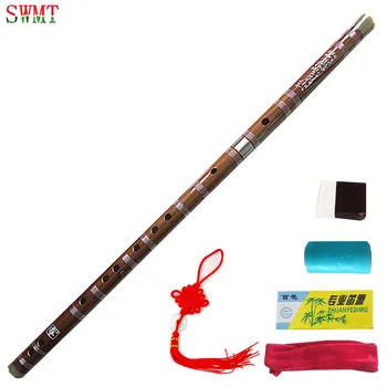 Chineză Flaut de Bambus Tradiționale lucrate Manual de Instrumente Muzicale Profesionale dizi CDEFG Cheie Transversale Flauta Cu Accesorii