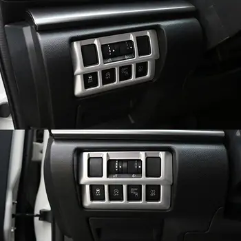 Chrome ABS Interioare Auto Faruri Comutator Buton Trim Decor Rama de Acoperire Decal se Potrivesc Pentru Subaru XV 2018 Styling Auto Accesorii