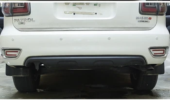 Chrome Fata De Ceață Spate Lampă Capac Exterior Styling TrimFor Nissan Patrol Y62 Armada Accesorii 2016 2017