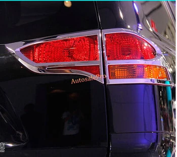 Chrome Spate Coada De Lumină Lampă Cu Cadru Capac Ornamental Pentru Mitsubishi Montero / Pajero Sport 2009-