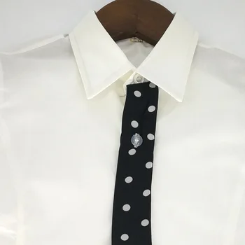 Clasic chldren T-shirt pentru baieti moda 3-9T baieti tricou bumbac pentru copii cămăși albe baieti cu cravata