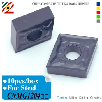 CNC Insertii Carbură CNMG120404 CNMG120408 sau CNMG431 CNMG432 Tungsten Lama CNMG 120404, CNMG 120408 pentru Oțel P tip material