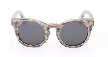 Copii ochelari de Soare Polarizat Cadru Rotund Ochelari pentru Fete Baieti Brand Designer de Ochelari ochelari de Soare de Lemn Copii Ieftine en-Gros