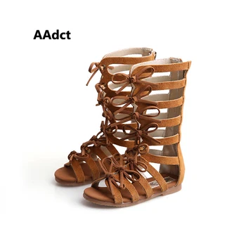 Copii pantofi cizme de Vara de Mare de moda de top Roman fete sandale copii sandale gladiator copil copil sandale Brand de înaltă calitate