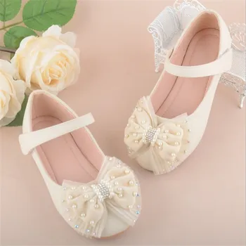 Copii Printesa pantofi din piele pentru Copii Fete Pantofi de Nunta de Moda floare de diamant Pantofi Rochie de Petrecere, Pantofi Pentru Fete Dimensiunea 24-37