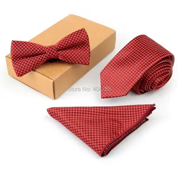 Cravată set gravata slim gravatas cravate pentru bărbați Batiste de Buzunar pătrat papion papion 43 modele