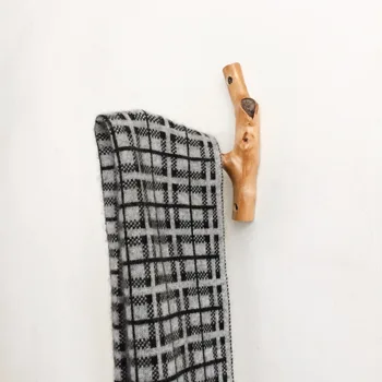 Creative Moderne Prime Decor Lemn Cârlig Haina Cârlige Portofele Cuier De Perete Japonia Stil Nordic