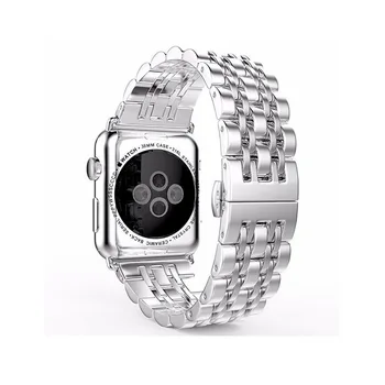 CRESTED 316L din Oțel Inoxidabil curea pentru Apple Watch band 42mm 38mm Fluture brățară încheietura trupa pentru iwatch 3/2/1 catarama de metal