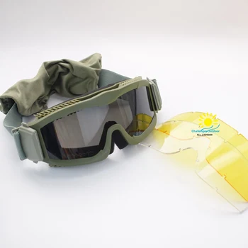 CS Windproof Anti-Ceață Tactic Ochelari de Sport in aer liber Ochelari Tactice Bărbați ochelari de Armata Militară a Proteja Durabil Ochelari