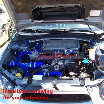 Curse Silicon turbo de Încălzire Și Furtun Radiator Kit Pentru Nissan Silvia S13 S14 S15 180SX 200SX sr20det și(10buc) EP-NSR002A