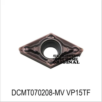 DCMT070202-MV VP15TF/DCMT070204-MV VP15TF/DCMT070208-MV VP15TF,original introduce carbură pentru transformarea suport instrument plictisitor bar