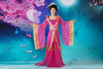 De Vânzare la cald Nou Antice Chineze Tradiționale Royal Dramaturgice Costum Haina Rochie de Transport Gratuit XF10