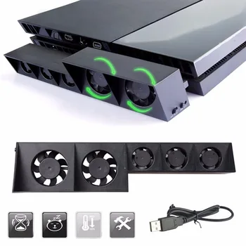 De Vânzare la cald USB Extern Turbo de Control al Temperaturii de Răcire 5 Fan Cooler pentru Sony pentru PS4 Promovare