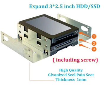 De înaltă Calitate, 2.5 inch la 5.25 inch Hard Disk Suport CD Driver Tava Hard Disk Tava Desktop, Notebook-uri SSD de Conversie