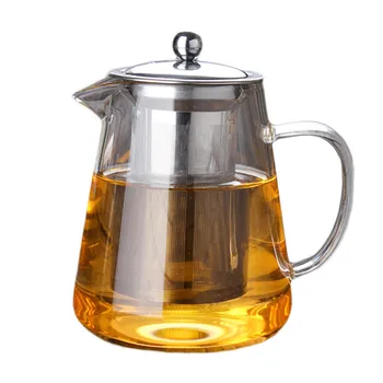 De înaltă Calitate de Sticlă Rezistentă la Căldură Ceainic ceainic pentru Chineză Kung Fu pentru prepararea de Ceai/Ceai Negru Biroul Cafea, Fierbător 450ml/750ml/950ml