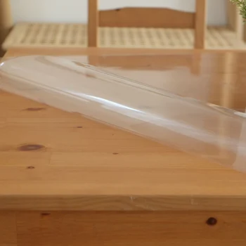 De înaltă Calitate din PVC rezistent la apa Oilproof Simplu Pătrat de Masă Pânză Dreptunghiulară Cristal de Plastic Clar fete de masa Simple