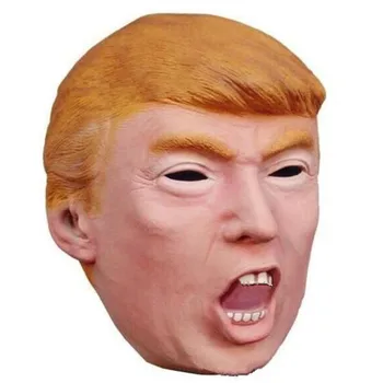 De Înaltă Calitate Donald Trump Partid Plin Cu Cagule Pe Cap Realiste Horror Costum Cosplay Latex Mascaradă Masca Petrecere De Halloween Consumabile