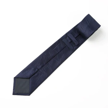 De înaltă Calitate Oficială Legături de Afaceri de Moda Bleumarin cu Dungi, Cravată pentru Bărbați Petrecere de Nunta Cravata 8CM Lățime de Gât Cravată cu Cutie de Cadou