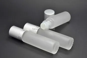 DHL Gratuit 200pcs/lot 10ml mată roller ball sticle de parfum goale,cosmetice containere roll on flacon pentru ulei esential