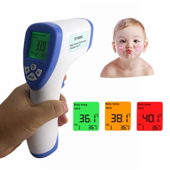 Digital Non-contact IR Infraroșu Termometru de Măsurare a Temperaturii Copil Adult Frunte Suprafața Corpului Datelor Funcție Hold