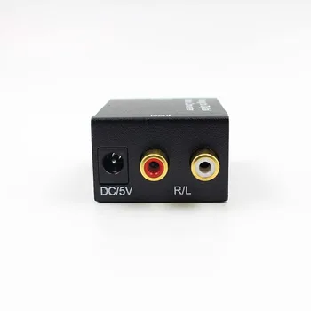 Digital Optic Coaxial Toslink Semnal Audio Analogic Convertor Adaptor RCA de la Digital La Analog Audio Converter UE NE-a UNIT AU Plug