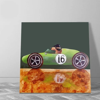 Digital vopsea de numere Câine driver diy pictură digitală clasică masini de colorat pe numere pictura modular