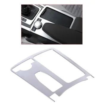 Din Oțel inoxidabil Auto Gear Shift Panel+cana de Apa Suport Panou Capac Decorativ Ornamental Pentru Mercedes Benz C class W204 C180 2008-