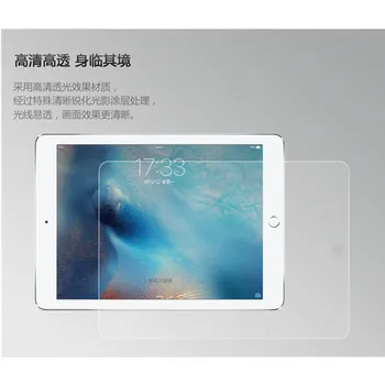 Dir-Maos 2 Bucăți un Pachet Pentru iPad Pro de 12.9 inch Ecran Protector de Călire de Sticlă 3D Edge HD Rezistență Față de Lux Cutie de Lemn