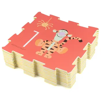 Disney Winnie Masini 3 Drăguț de Învățământ Moale EVA Etaj Puzzle-uri Crawling Covoare de Joc Jucarii pentru Copii pentru Băieți Copii mici Cadouri 9PCS 1cm Grosime