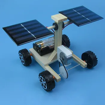 DIY tech mici obiecte de sonda Spațială solar vehicul Hibrid conduce masina Fizice experiment pentru învățământul primar și secundar de transport Gratuit
