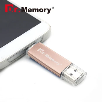 Dr. memorie usb OTG flash drive a crescut de aur 4gb 8gb 16gb 32gb 64gb pen drive seckilling disc de memorie pentru Lenovo Huawei telefon Android