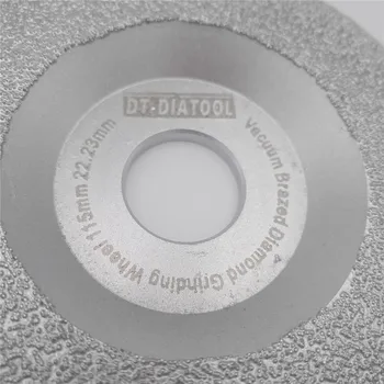 DT-DIATOOL Diametru 100mm 115mm 125mm Vacuum Lipite de Diamant de Slefuire Disc Umed Uscat mai Repede Viteza de Piatră Materiale de Constructii