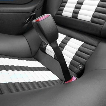 E24 3' 8' 10' Rigid Centura De Scaun Auto Extensia Auto Curele Extender Pentru Autoturisme Seatblet Clip Prelungitoare - Negru/Bej/Gri