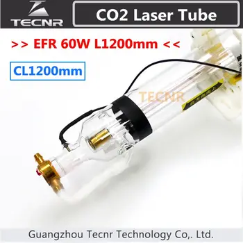 EFR CL1200 60W CO2 de sticla cu laser tub de 1200MM pentru masina de gravat cu laser CO2