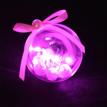 En-gros 1000 Buc/Lot Rotund RGB Mini Led Intermitent Mingea Lampa de Baloane Albe Felinar Lumini pentru Petrecere de Craciun Decor de Nunta