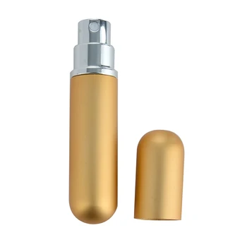 En-gros de 100 Piese 5ml Reîncărcabile Portabil Mini Sticla de Parfum de Aluminiu Pulverizator Gol cosmetice caz pentru traveler