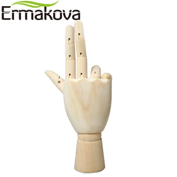 ERMAKOVA 7 Cm Inaltime din Lemn Manechin, Mână Mobile Membrelor Umane Artist Model din Lemn, Desen de Mână Schiță Manechin Model