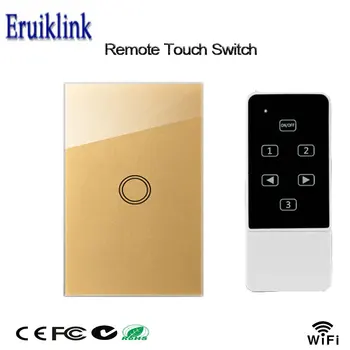 Eruiklink,AU NE-Standard,1 banda 2way ,smart home Automation,telefon fără fir control de la distanță lampă lumina trece prin rm pro