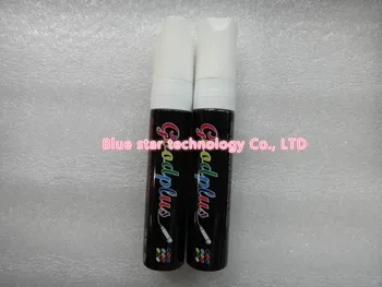 Evidențiere 15mm Lichid Creta Marker Largă Sfat pentru LED Scris Bord 8 buc/Cutie Erasable Non-toxice Fereastra Marker Stilou de culoare Albă
