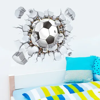 Explozia din camera De zi, dormitor fundal de fotbal autocolante autocolante Club de Fotbal autocolante decorative
