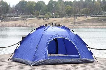 Exterior impermeabil 3 secunde pop-up deschisă 2person cort deschidere rapidă camo 1 strat 2 usi beach camping grădină corturi pescuit