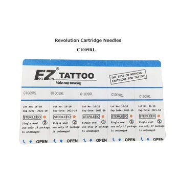 EZ Nouă Revoluție Ac Cartuș #10 Bugpin Lung Conic Rotund Linie Tatuaj pentru Rotativă Cartuș Mașină de Tatuaj Pen 20BUC/Cutie