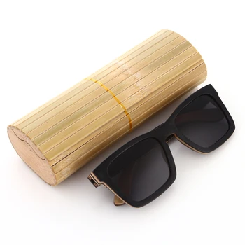 EZREAL 2017 Real ochelari de Soare de Lemn de bambus Bărbați femei Designer de brand Pătrat Ochelari de Soare Gafas de sol oculos masculino ochelari