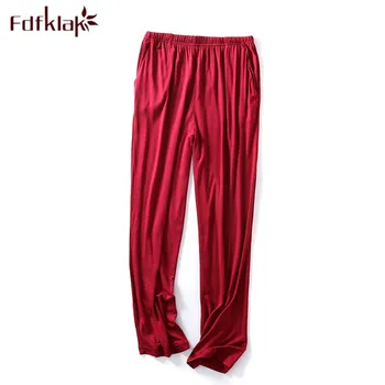 Fdfklak L XL XXL 3XL 4XL Plus Dimensiune Modal Primavara-Vara Doamnelor Pantaloni de Pijama din Bumbac Pijama Pijama Pantaloni de Dormit Gâfâi Q524