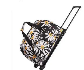 Femei Brand depozitare Sac de Cărucior cărucior Caz geanta de voiaj pe roti pentru femei valiza de Călătorie Geantă de Călătorie de Rulare Bagaj