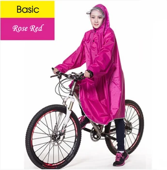 Femei Bărbați în condiții de Siguranță Reflectorizante Bicicleta Poncho cu Maneci Femei Timp de Ploaie Galben Roșu Albastru Transparent Îngroșarea Pălărie Mare Refuz