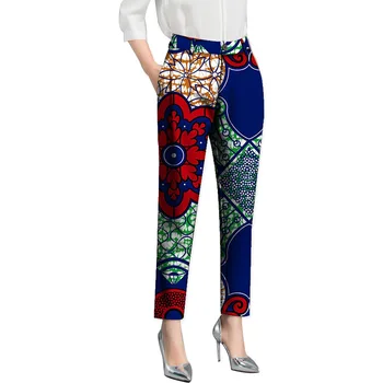 Femeile Africane Pantaloni Drepte Generale Stil De Design De Haine Africane Flare Pantaloni Doamnelor Dashiki De Imprimare De Agrement Pantaloni