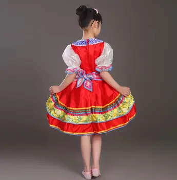 Fete din rusia Clasice de dans tradițional costum rochie Kawaii printesa rochii de performanță Etapă de îmbrăcăminte Pentru Copii 09