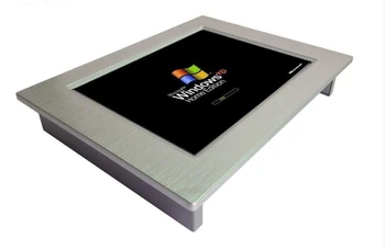 Fierbinte de vânzare Ieftine 12.1 inch touch ecran industriale, panel pc-ul sistemului de operare Windows Cu Alb Caz